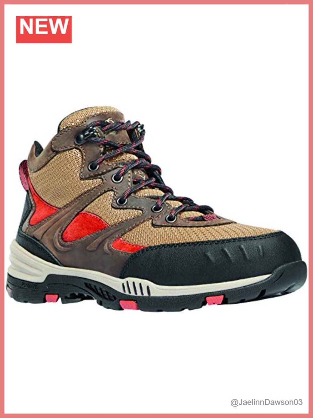 Waterproof Leather Hiking Boots - Work & Outdoor Safety Toe